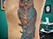 neo traditional owl tattoo color ink colour bomb color ink tattooed men
