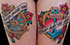 Maritime always guide me, never hold me down neo traditional anchor ships wheel thigh tattoos sexy woman