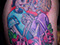 calavera neo traditional sugar skull couple tattoo tattoos thigh tattooed woman culture mexico